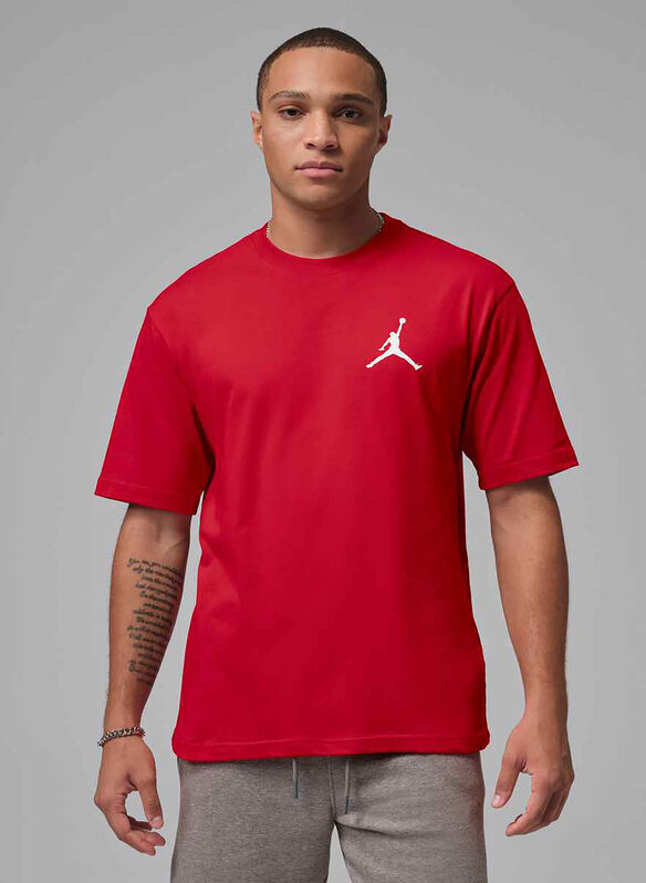 T-SHIRT JORDAN MICRO LOGO, 687 RED, medium