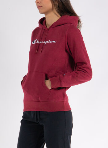 FELPA CON CAPPUCCIO, RS508 BORDEAUX, small