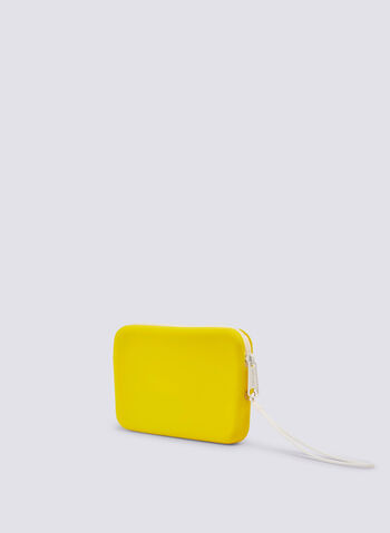 POCHETTE MINI IN GOMMA CON LOGO UNISEX, , small