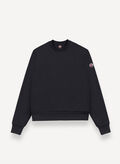 FELPA GIROCOLLO COTTON, 99 BLK, thumb