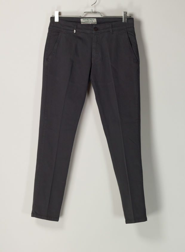 PANTALONE CHINO CLASSIC, DARK GREY, large