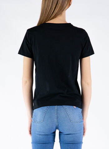T-SHIRT ICON STRASS, JBLK BLK, small