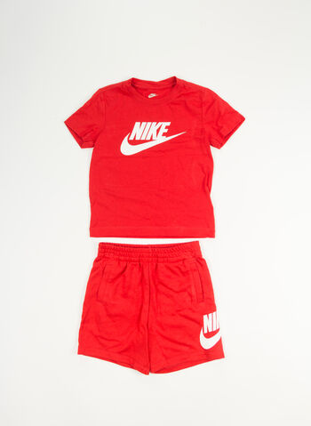 COMPLETINO T-SHIRT + SHORT CLUB TEE BIMBO, U10 RED, small