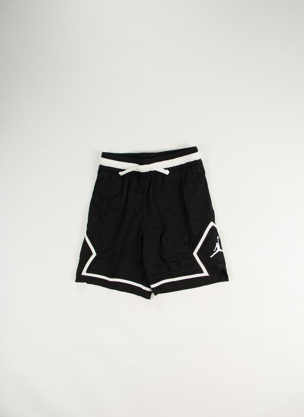 SHORTS JORDAN DIAMOND 23 RAGAZZO, BLK, large