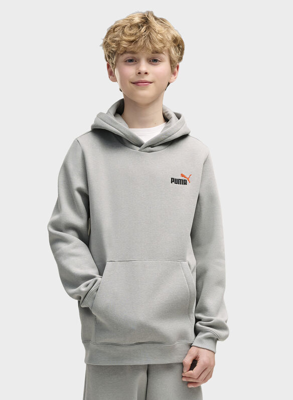 FELPA ESS 2 HOODIE RAGAZZO, 63 GRAY ECHO, medium