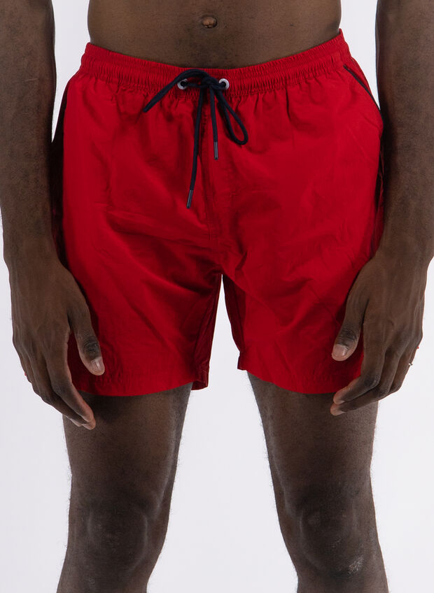 COSTUME BOXER BEACH BASIC, 13 RED, large