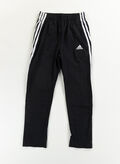 PANTALONE POLY 3STRIPES RAGAZZO, BLKWHT, thumb