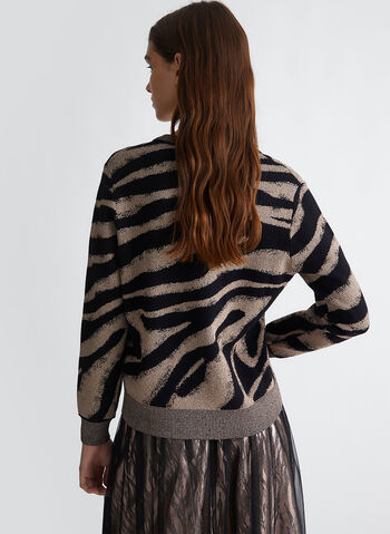 MAGLIONE FANTASIA ANIMALIER JACQUARD, , small