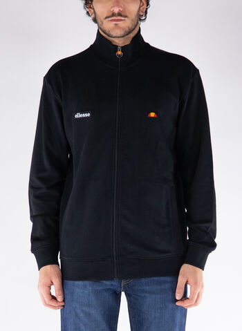 FELPA FULL ZIP PATCH LOGO, 050 BLK, small