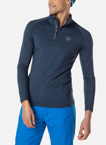 MAGLIA TERMICA 1/2 ZIP, 715 DARK NAVY, small