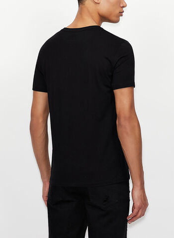 T-SHIRT LOGO LATERALE, 1200BLK, small
