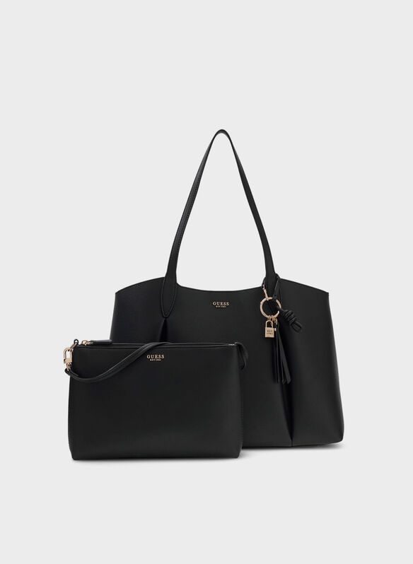 BORSA MELODY SHOPPING, BLA BLK, medium