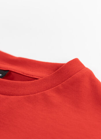 T-SHIRT CON LOGO RAGAZZO, 040 RED, small