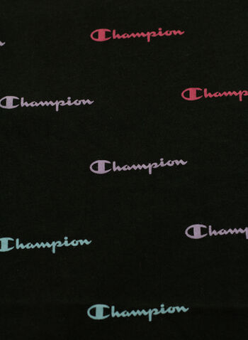 T-SHIRT LOGO ALL OVER RAGAZZA, KL001 BLK, small