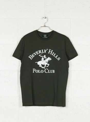 T-SHIRT LOGO, ARMY GREEN, small