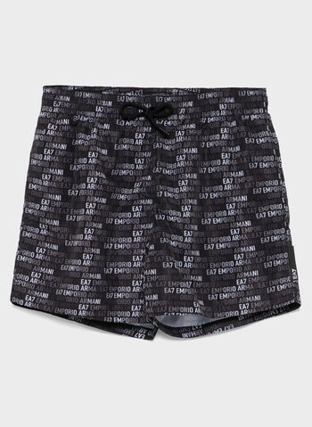 BOXER BEACH GRAPHIC, MC085 BLK, small