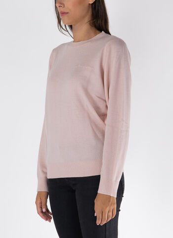 MAGLIONE GIROCOLLO, 14BQ ROSE, small