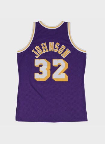 CANOTTA SWINGMAN JERSEY LOS ANGELES LAKERS HOME 1984-85 MAGIC JOHNSON, , small