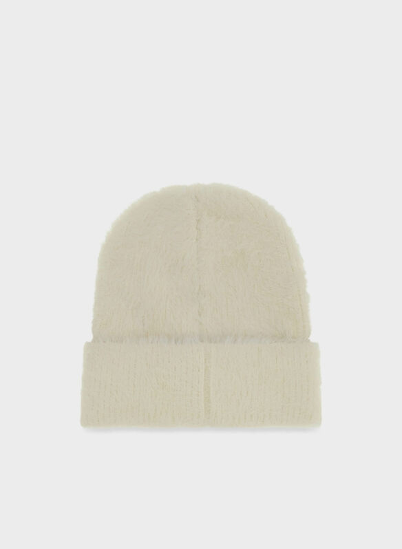CAPPELLO MAGLIA PELOSO, OFF AVORIO, medium