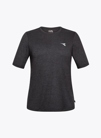 MAGLIA GIROCOLLO CON LOGO, 80013 BLKMELANGE, small