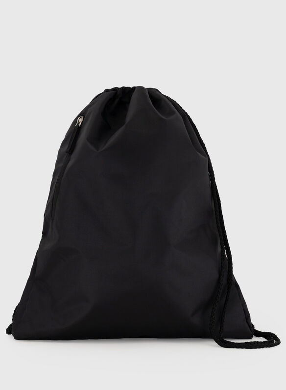 GYM SACK ATHLETIC UNISEX, KK001 BLK, medium