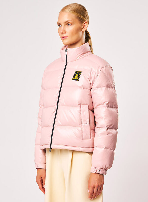 GIUBBOTTO NOLETTA PIUMA LACCATO, 8235XP ROSE, medium