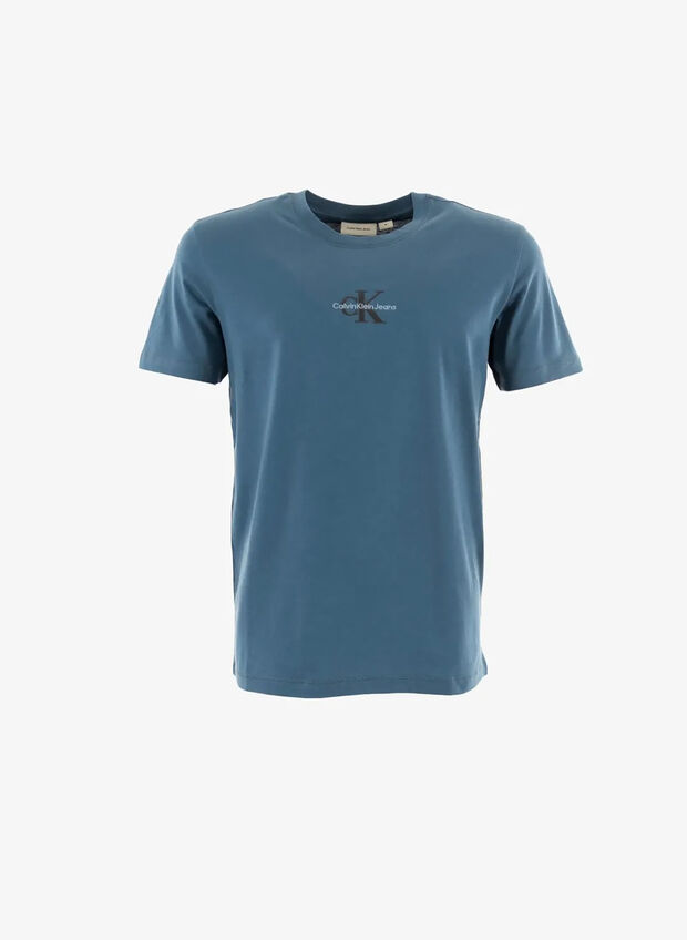 T-SHIRT CON MONOGRAMMA, CK1 INDIGO, large