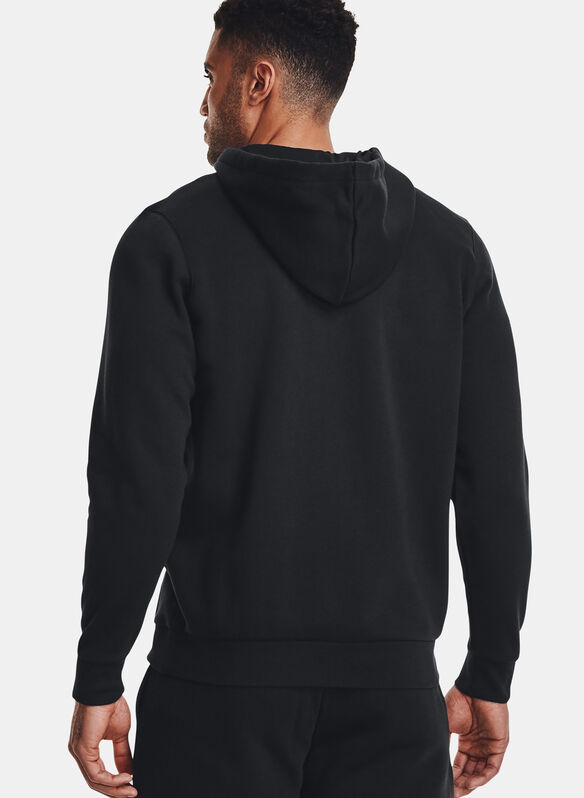 FELPA FULL ZIP ESSENTIAL FLEECE, 0001 BLK, medium