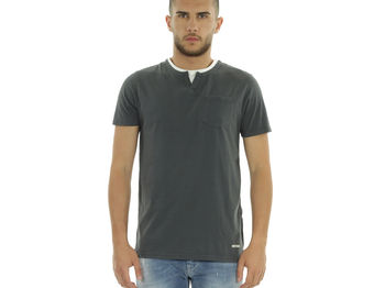 T-SHIRT DOPPIO COLLO , , small