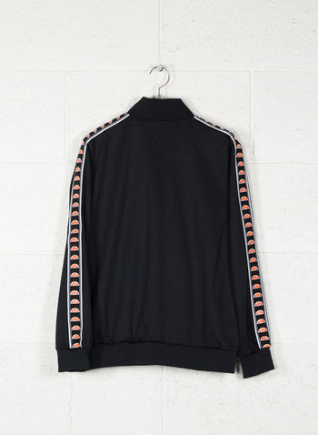 FELPA HERITAGE BANDA FULL ZIP POLY, NERO, small