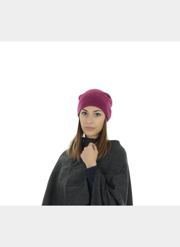 CAPPELLO BEANIE RELAX LONG , AMO FUXIA, large