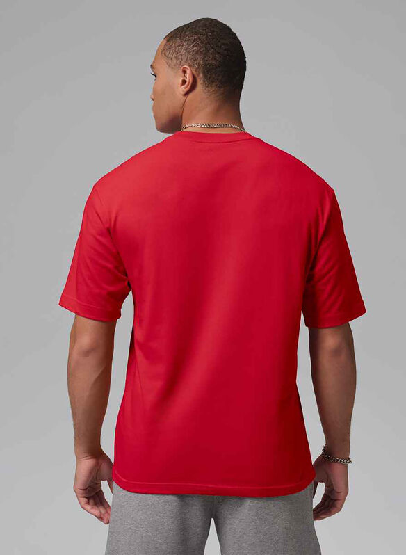 T-SHIRT JORDAN MICRO LOGO, 687 RED, medium