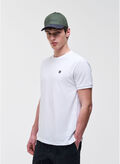 T-SHIRT IN PIQU&Eacute; DI COTONE, 01 WHT, thumb