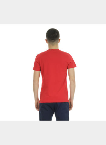 T-SHIRT BIG LOGO STRETCH , ROSSO, small