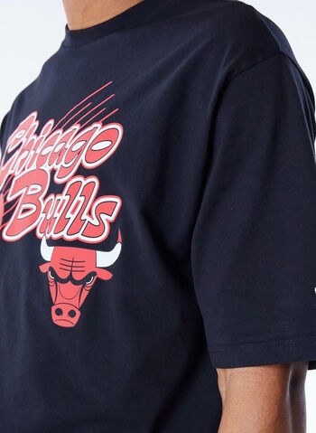 T-SHIRT CHICAGO BULLS NBA, BLK, small