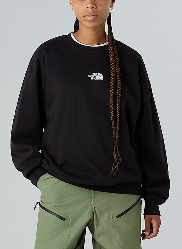 FELPA GIROCOLLO ESSENTIAL, BLK, medium