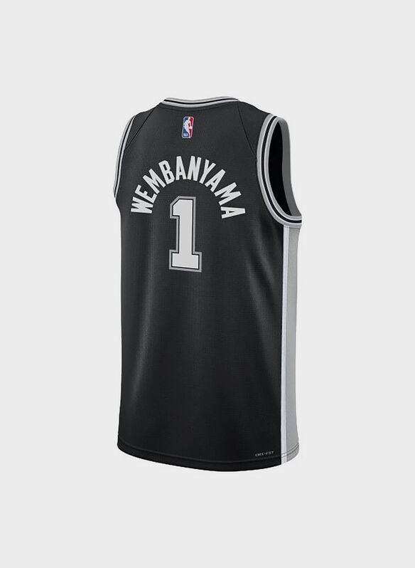 CANOTTA NBA S.ANTONIO WEMBANYAMA RAGAZZO, - BLK, medium