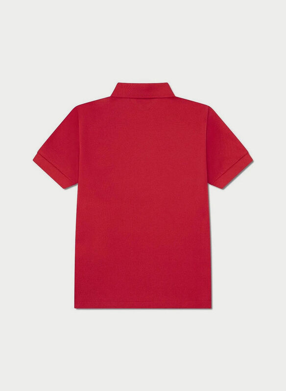 POLO PIQUET RAGAZZO, RCJ ROSSO, medium