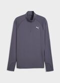 MAGLIA ML 1/2 ZIP RUN VELOCITY, 35 VIOLET, thumb
