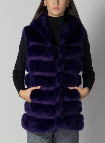 GILET ECOPELLICCIA, VIOLA, small