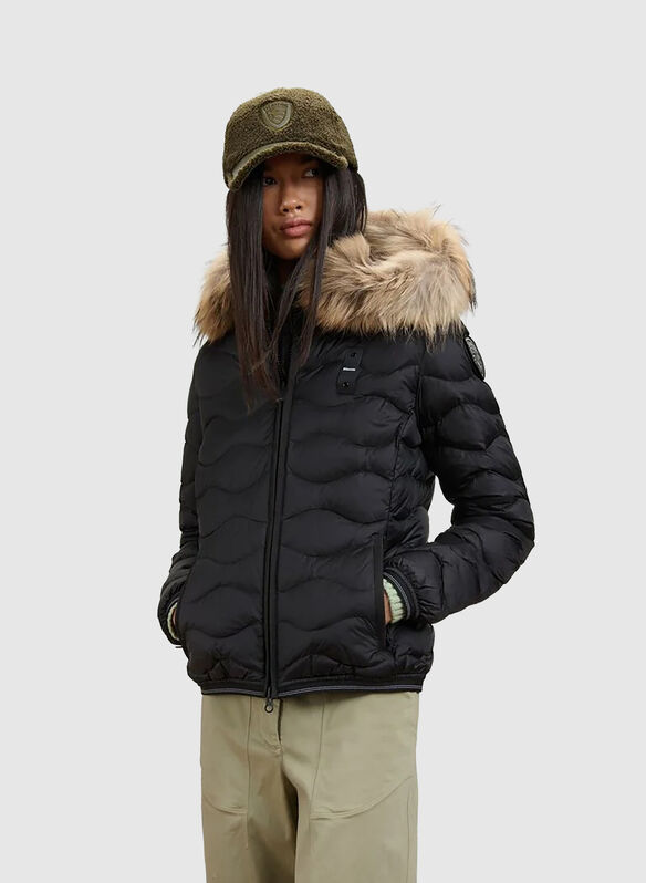 GIUBBOTTO ALDIE ONDINA, 999 BLK, medium