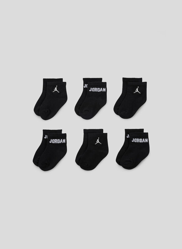 CALZA 6 PAIA JORDAN INFANT, 023 BLK, medium