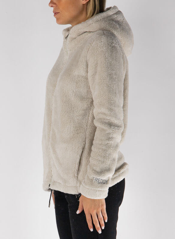 FELPA IN PILE SHERPA, Z40 PANNA, medium