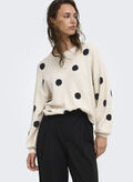 MAGLIONE RICA POIS, BIRCH, thumb