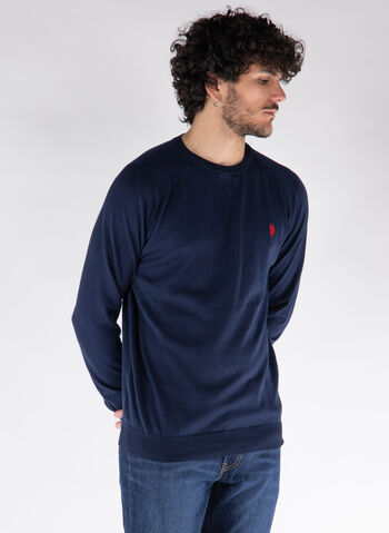 MAGLIONE GIROCOLLO CON LOGO, , small