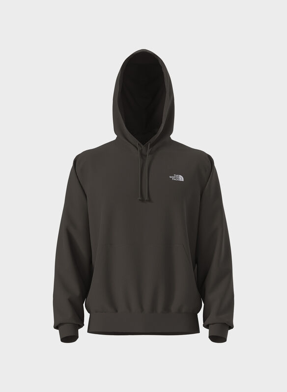 FELPA ESS MICRO LOGO HOODIE, - MORO, medium