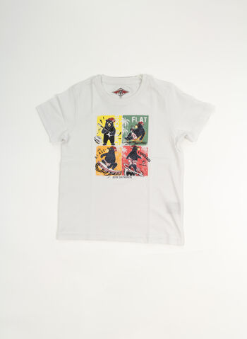 T-SHIRT COOL VIBES RAGAZZO, 001A WHT, small