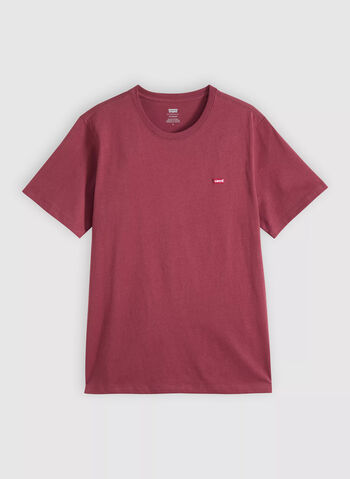 T-SHIRT MICRO LOGO, 0308 BORDEAUX, small