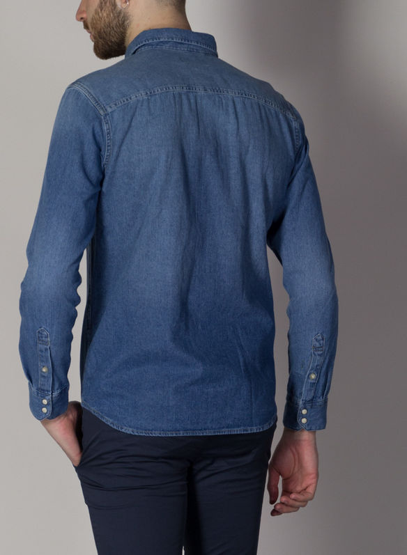 CAMICIA SHERIDAN, MEDIUMBLU, medium