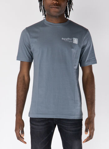 T-SHIRT CON LOGO, G04968 NEW GREY, small